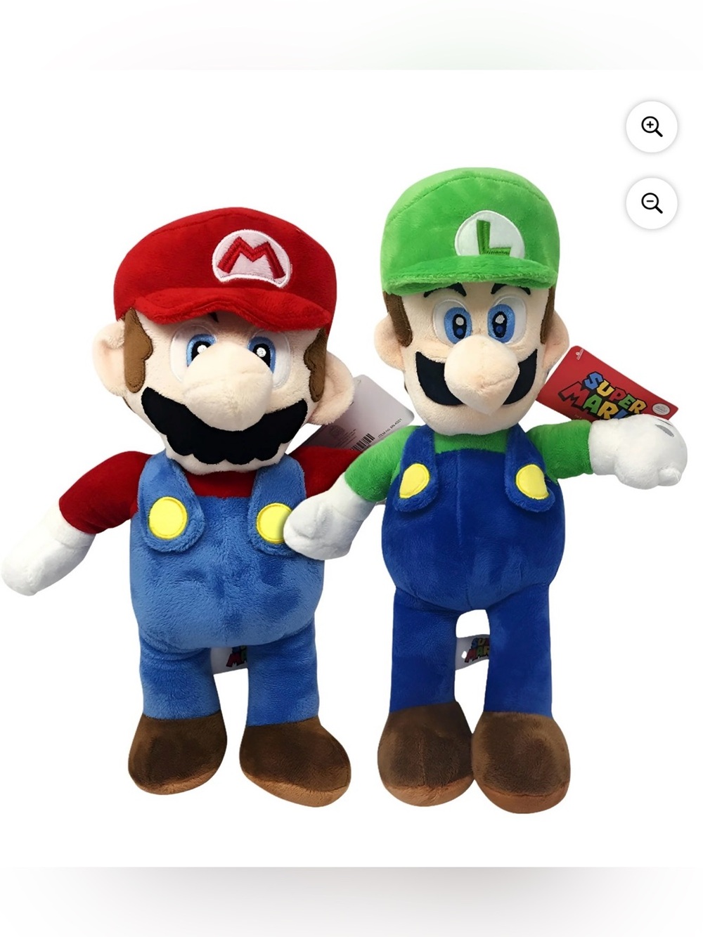 NWT Nintendo Mario & Luigi Plush Set